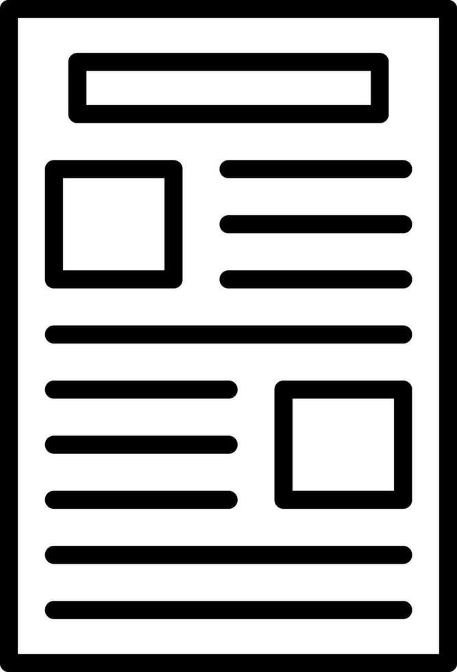 Story Vector Icon Design