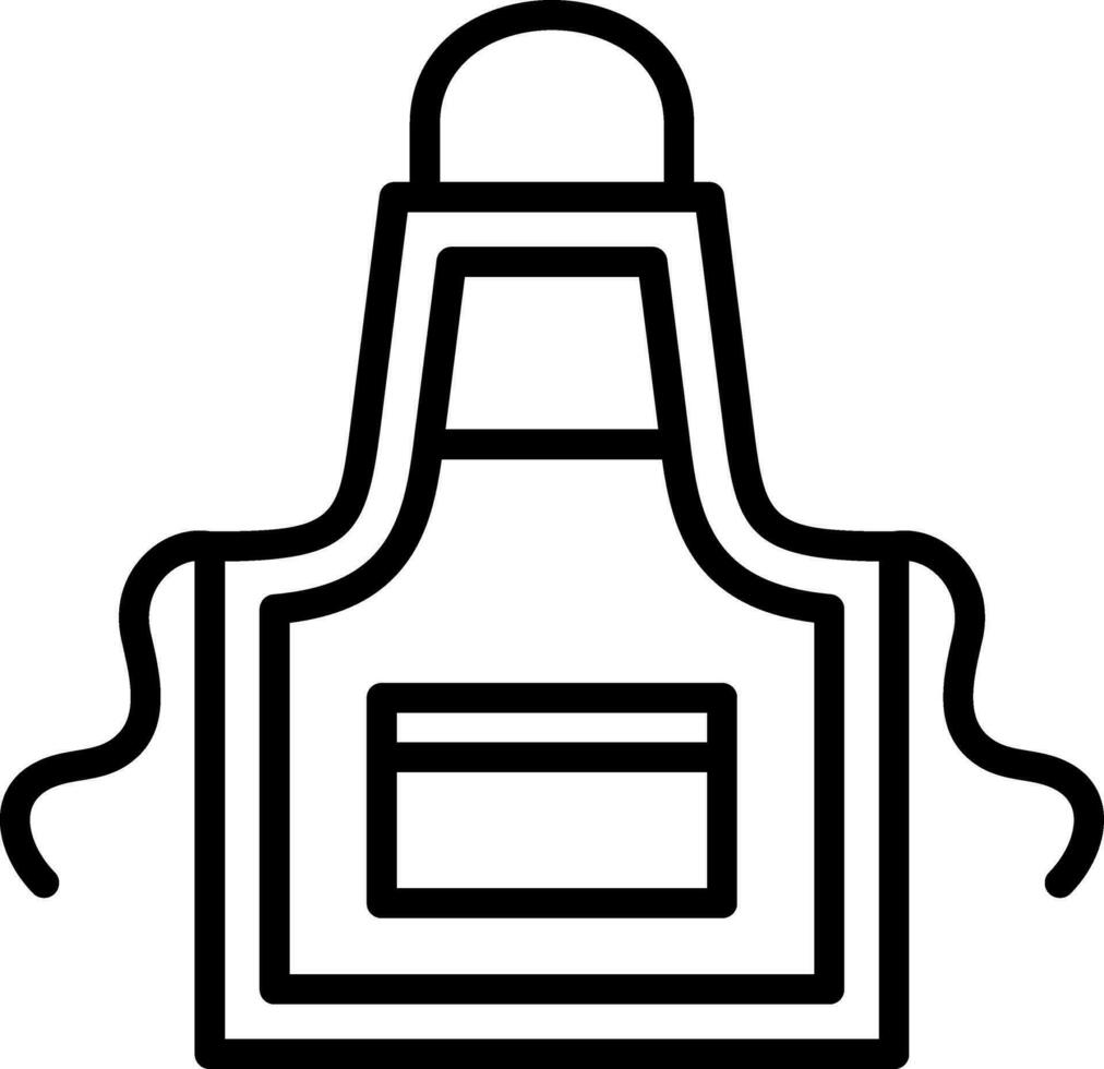 delantal vector icono diseño