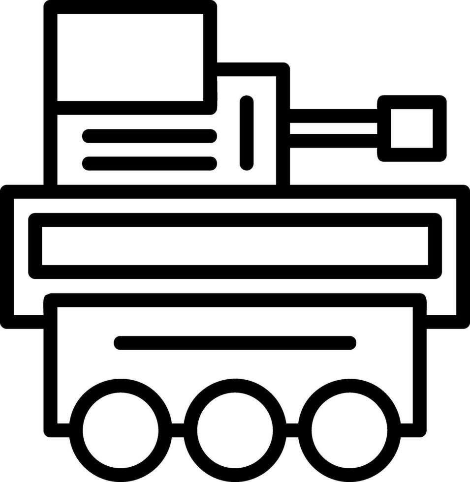 Tank Vector Icon Design