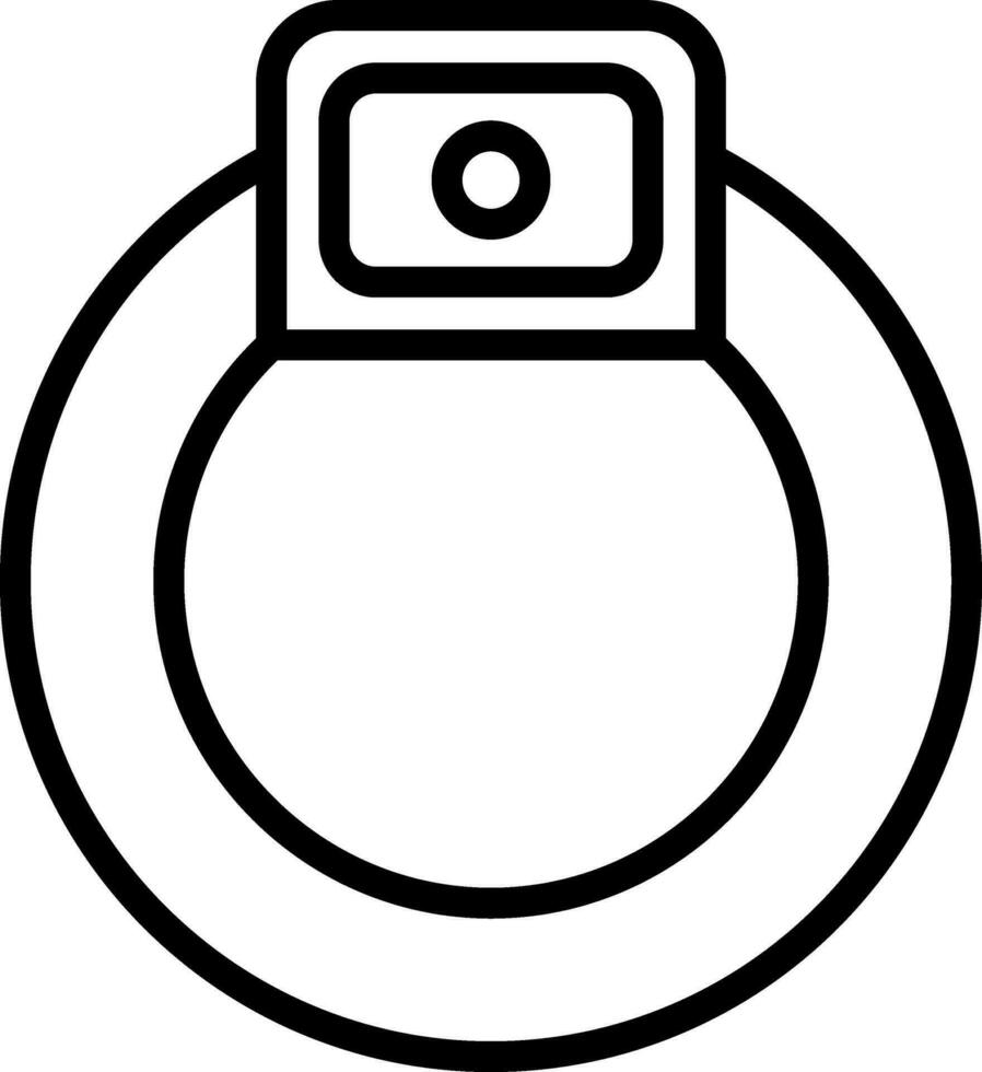 diseño de icono de vector de anillo