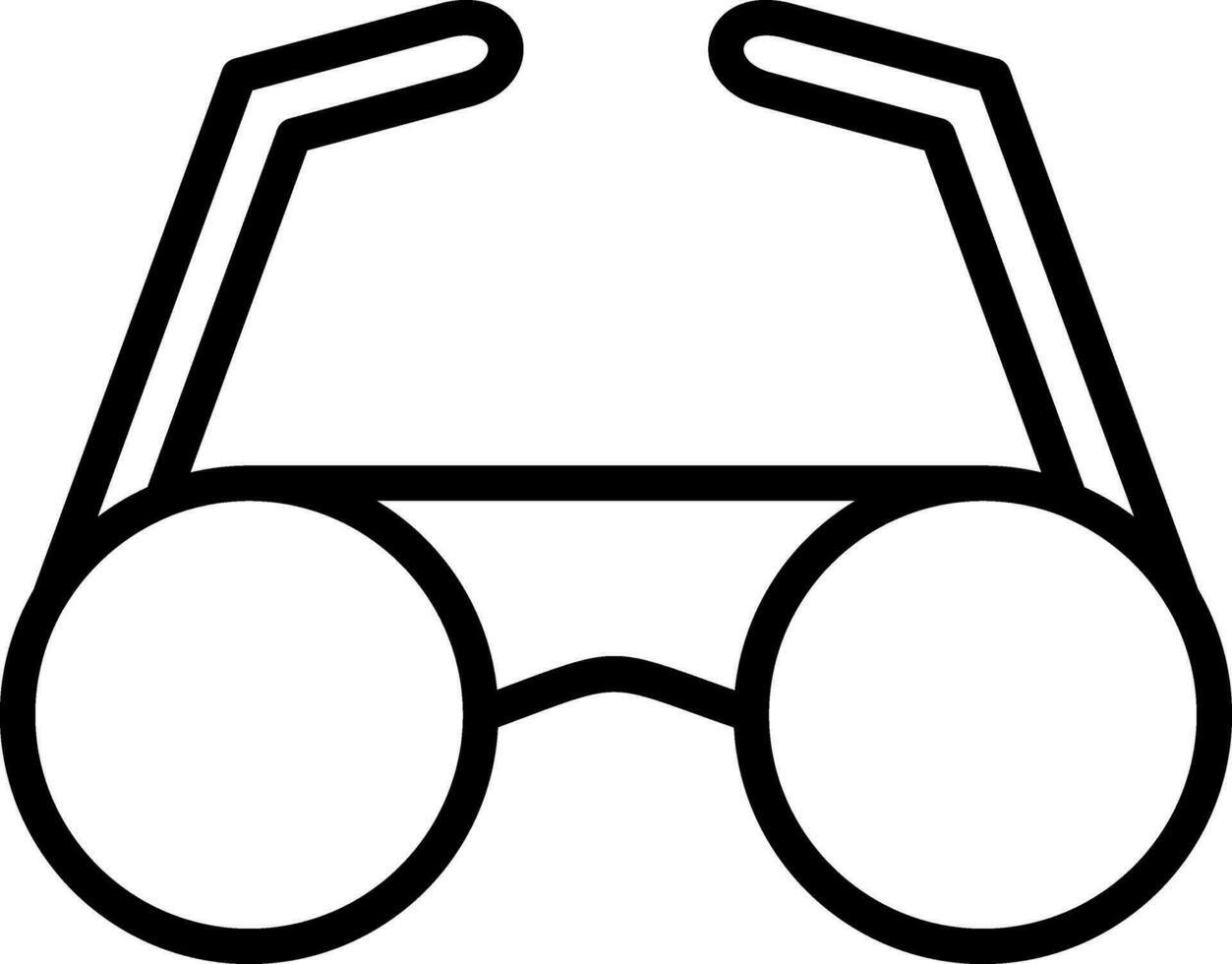 diseño de icono de vector de gafas