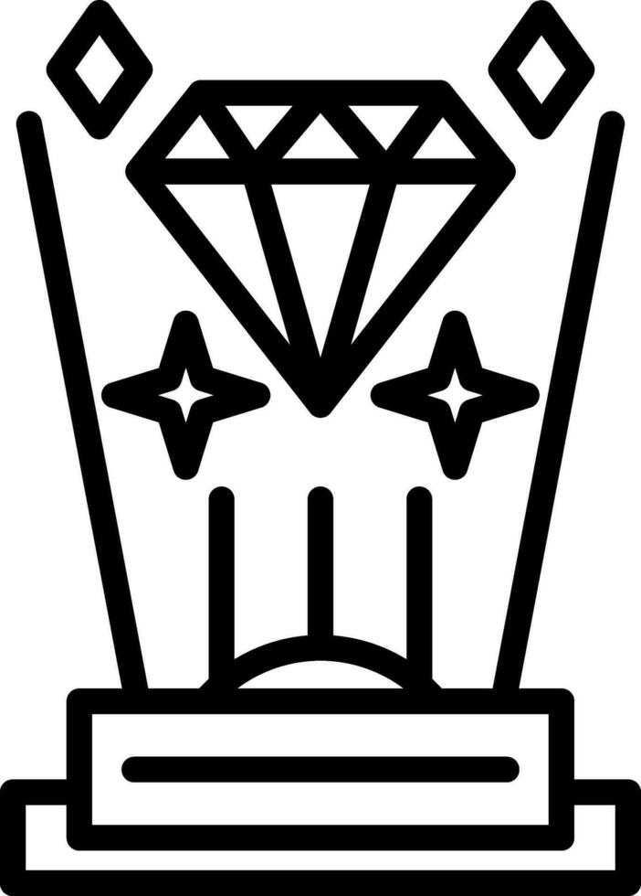 Hologram Vector Icon Design