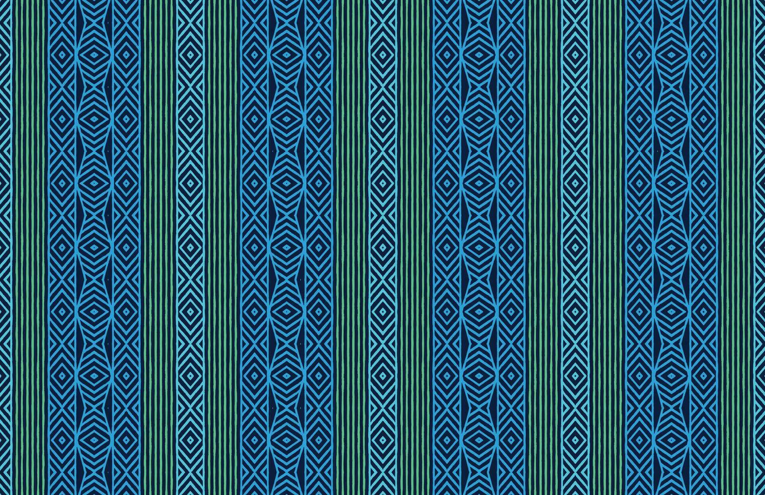 Colorful tribal pattern background fabric pattern vector