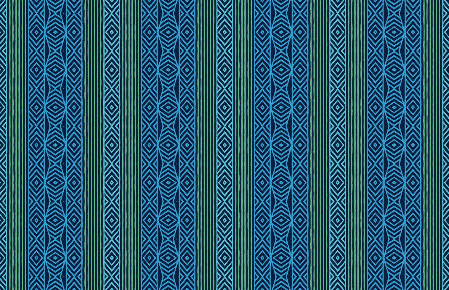 Colorful tribal pattern background fabric pattern vector