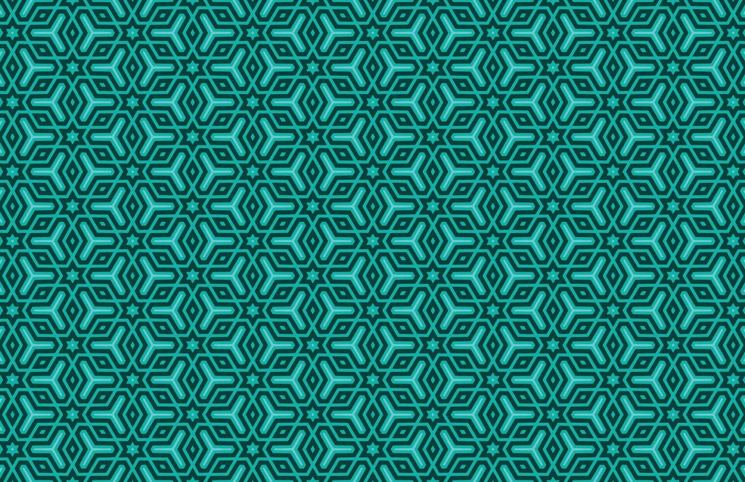 Blue star fabric pattern vector