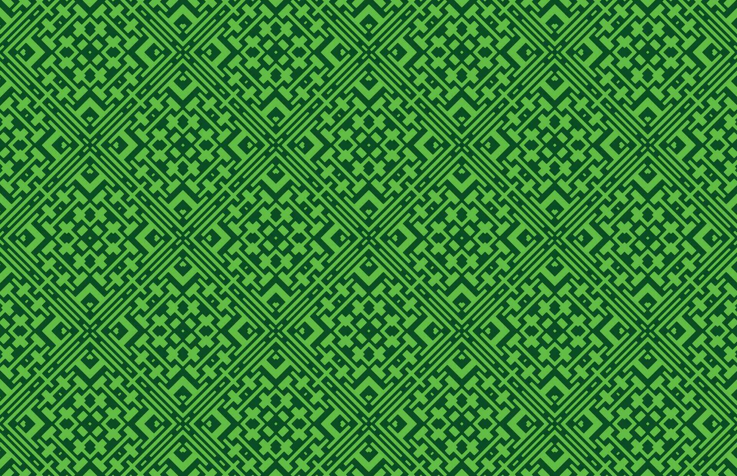 Green abstract lines pattern vector