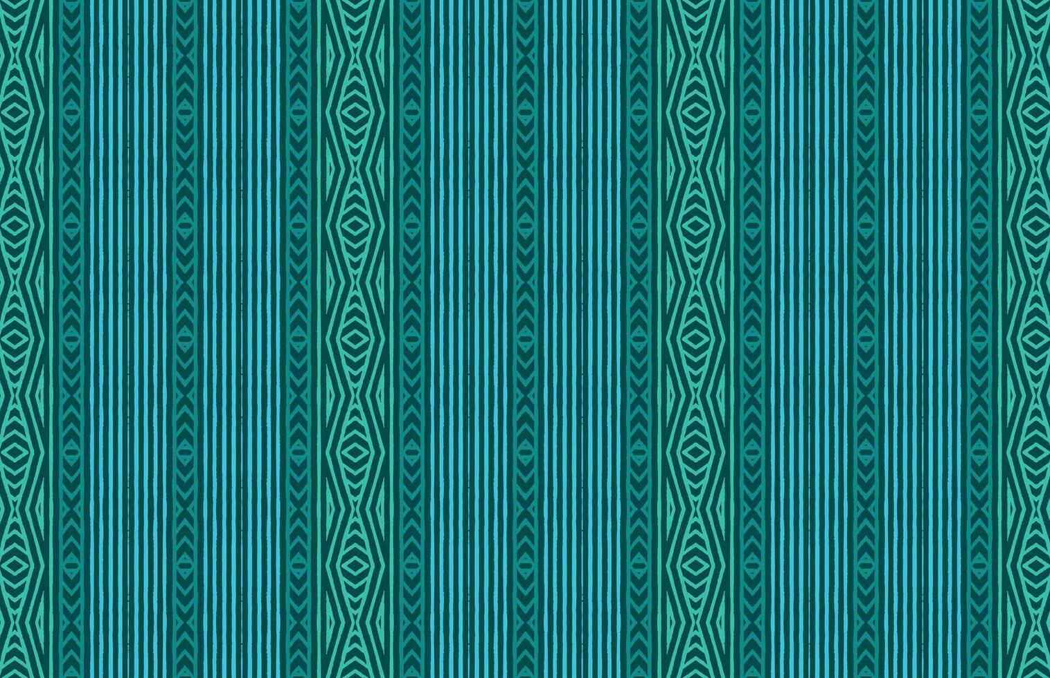 Blue tribal pattern background fabric pattern vector