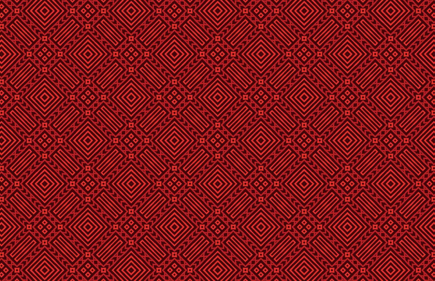 Seamless red triangle fabric design pattern vector