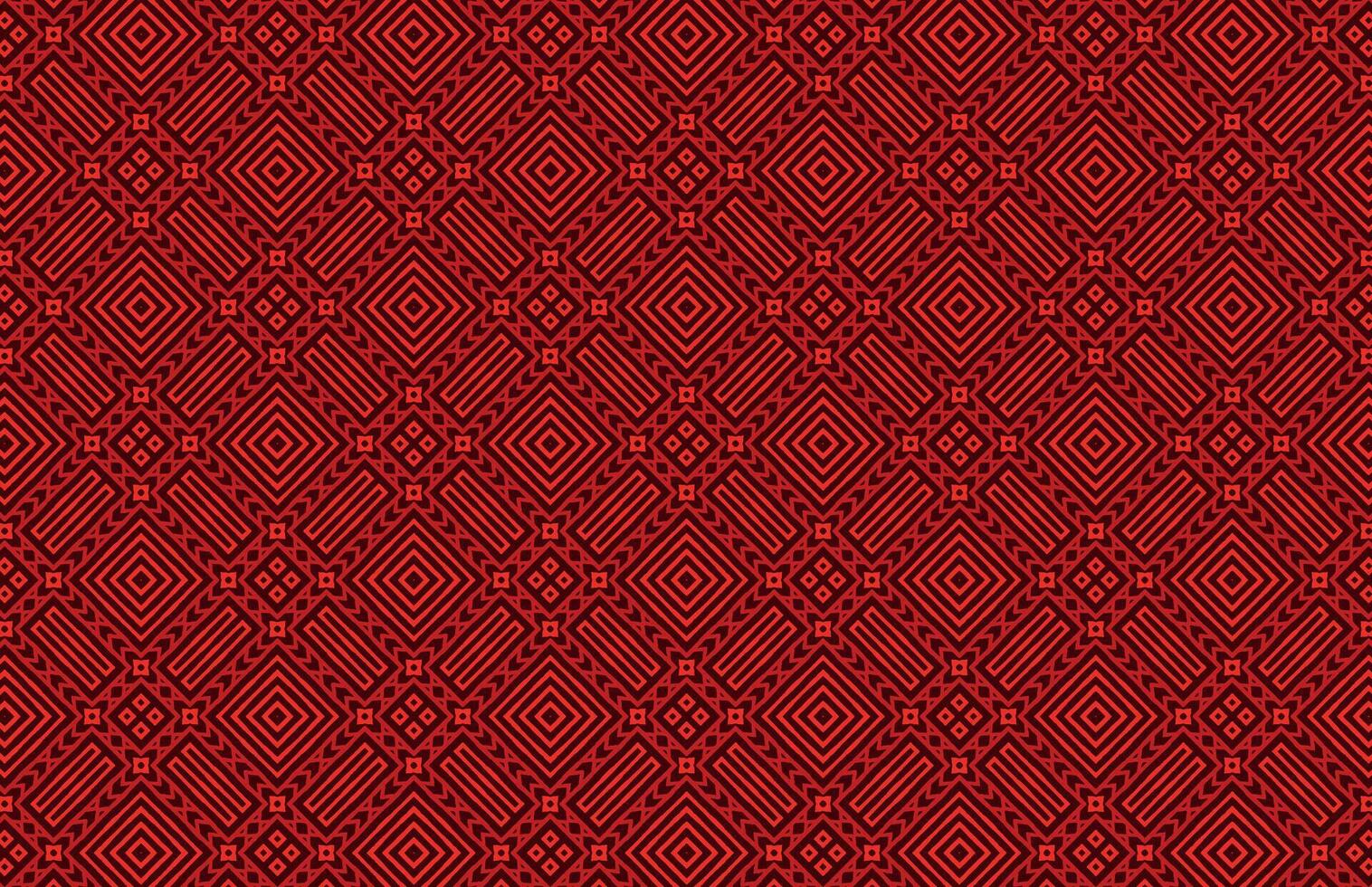 Seamless red triangle fabric design pattern vector