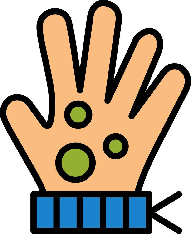 Glove Vector Icon Design