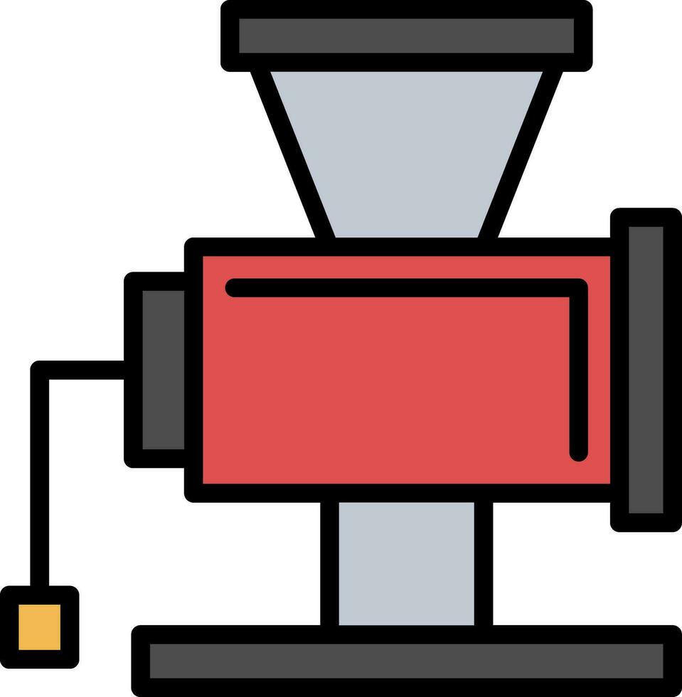 Meat grinder Vector Icon Design