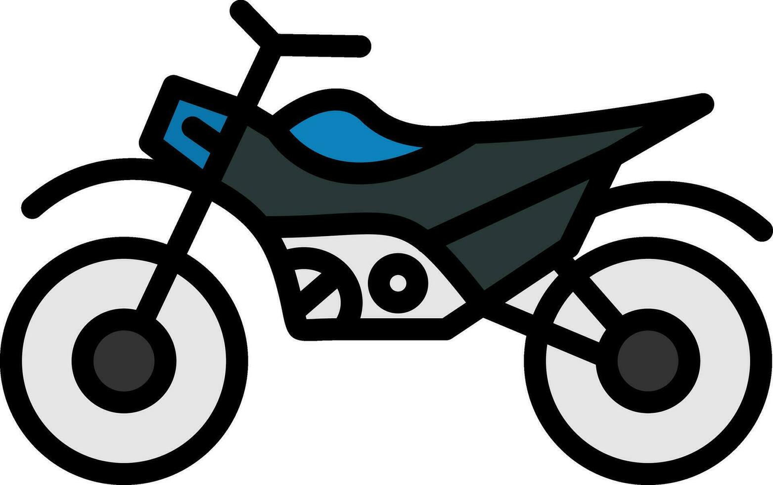 diseño de icono de vector de moto