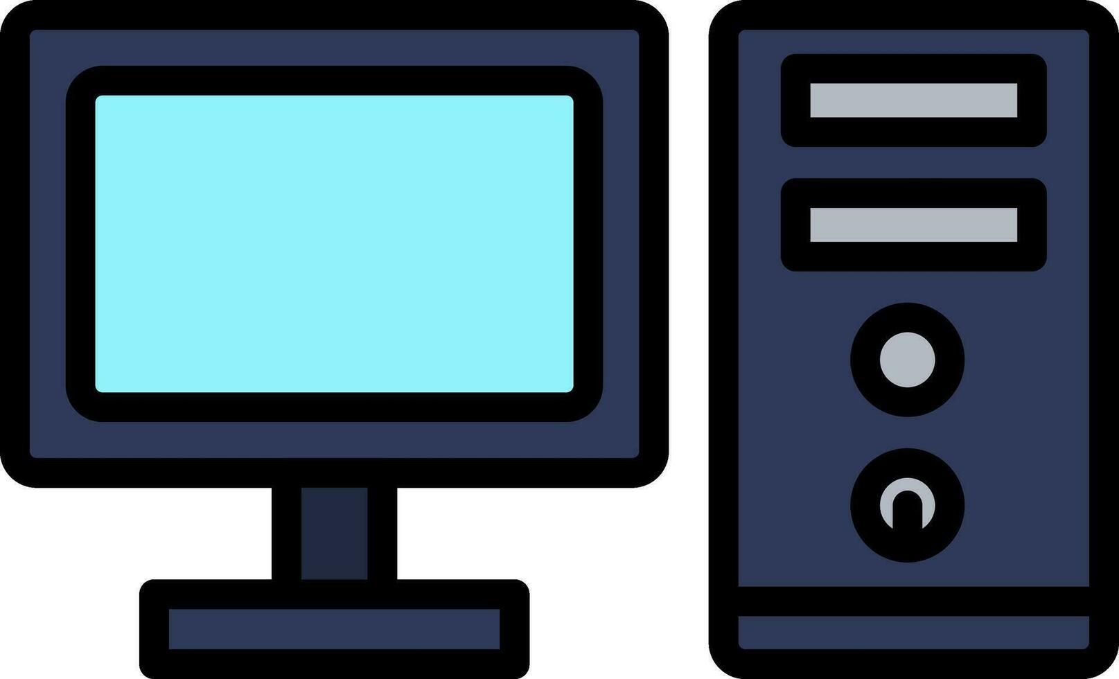 Pc Vector Icon Design
