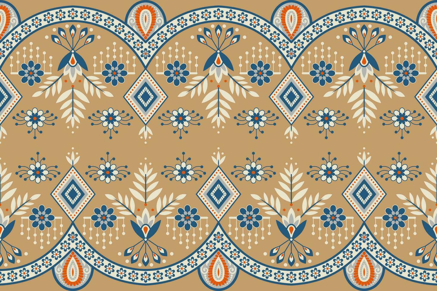 floral modelo sin costura. antecedentes sin costura modelo geométrico étnico modelo diseño para fondo, alfombra, fondo de pantalla, ropa, envase, batik, tela, impresión textil ilustración. vector