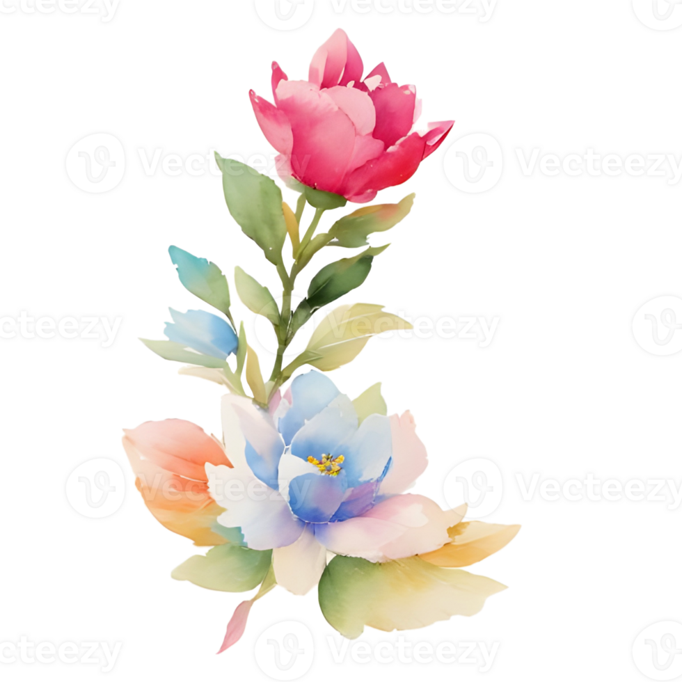 flower petals watercolor png