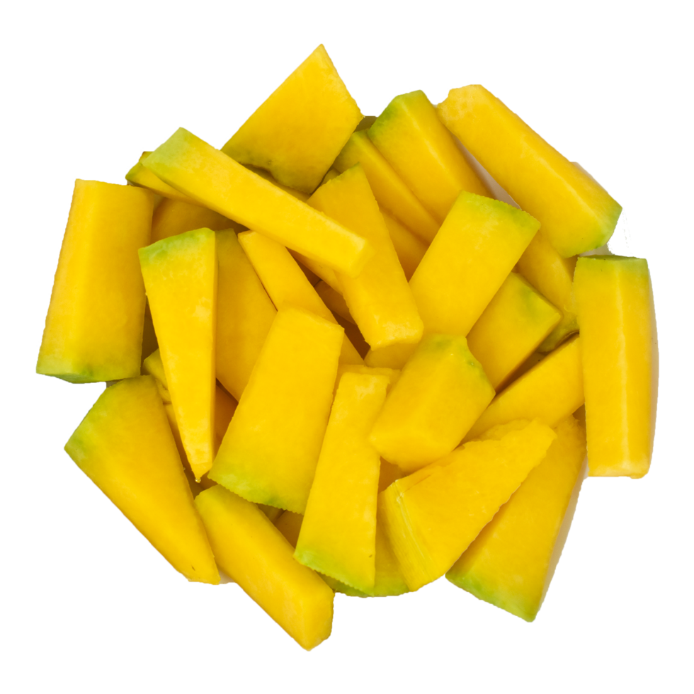 rebanado mango en un maceta png