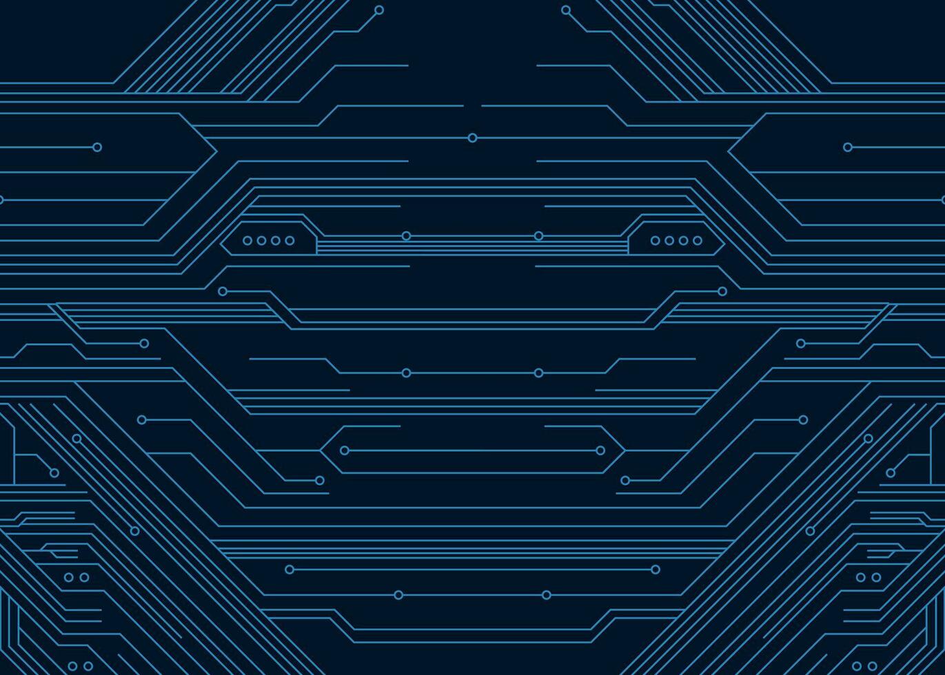 Abstract technology futuristic digital concept square pattern with lighting glowing particles square elements on dark blue background. Vector illustration