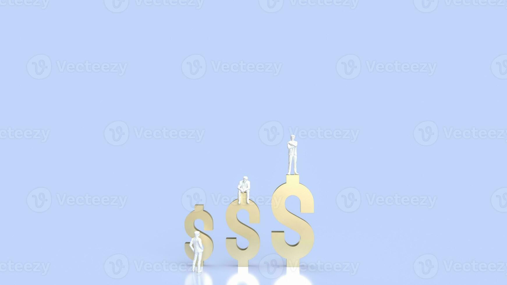 The dollar symbol for Usa business 3d rendering photo