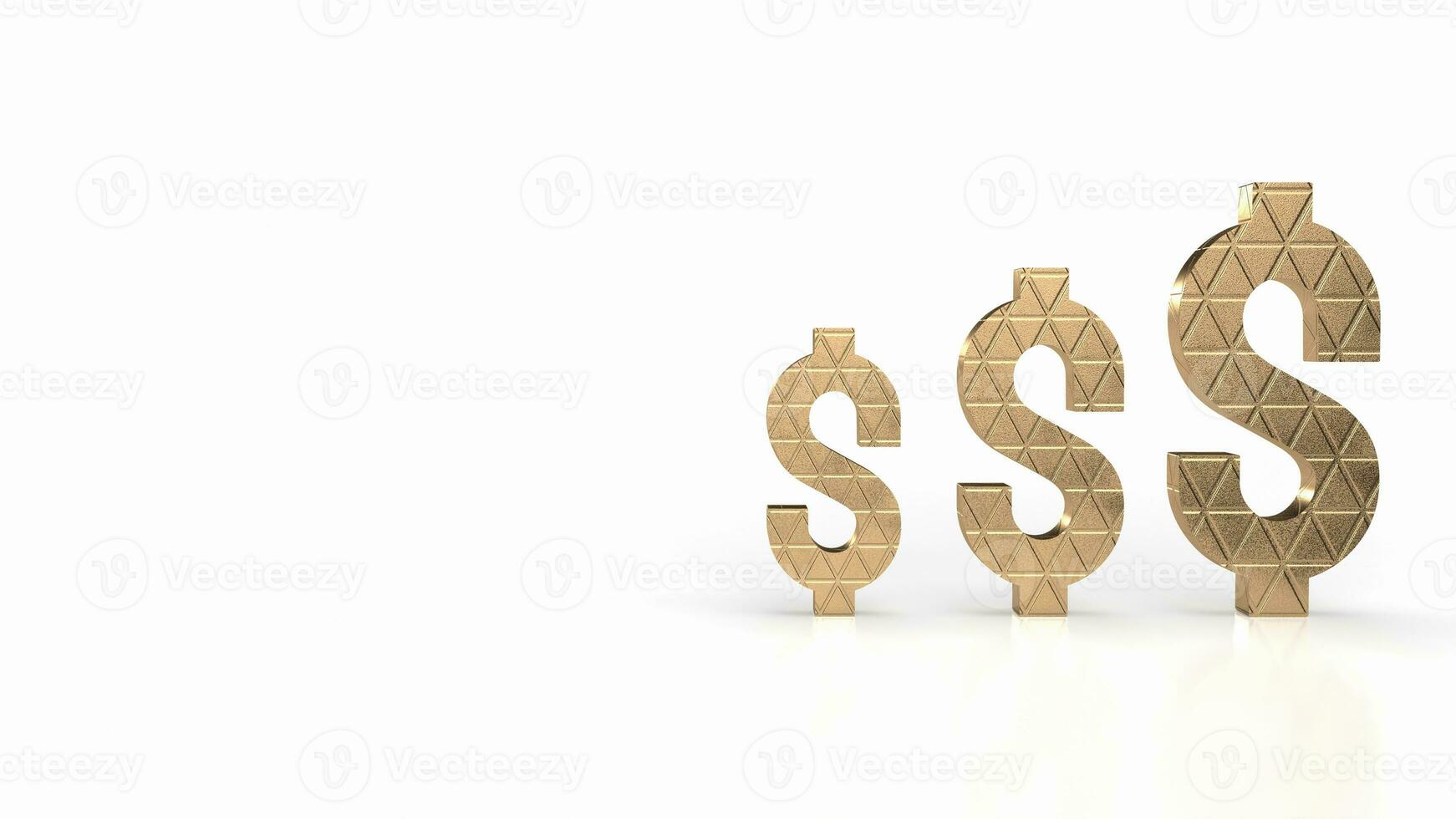 The dollar symbol for Usa business 3d rendering photo