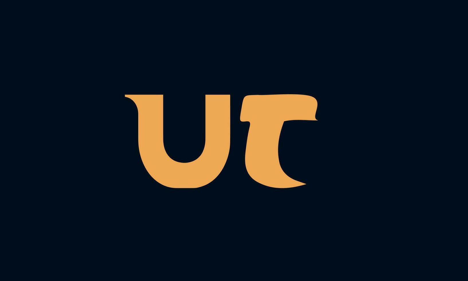 UT, TU, T, U Abstract Initial Letters Logo vector