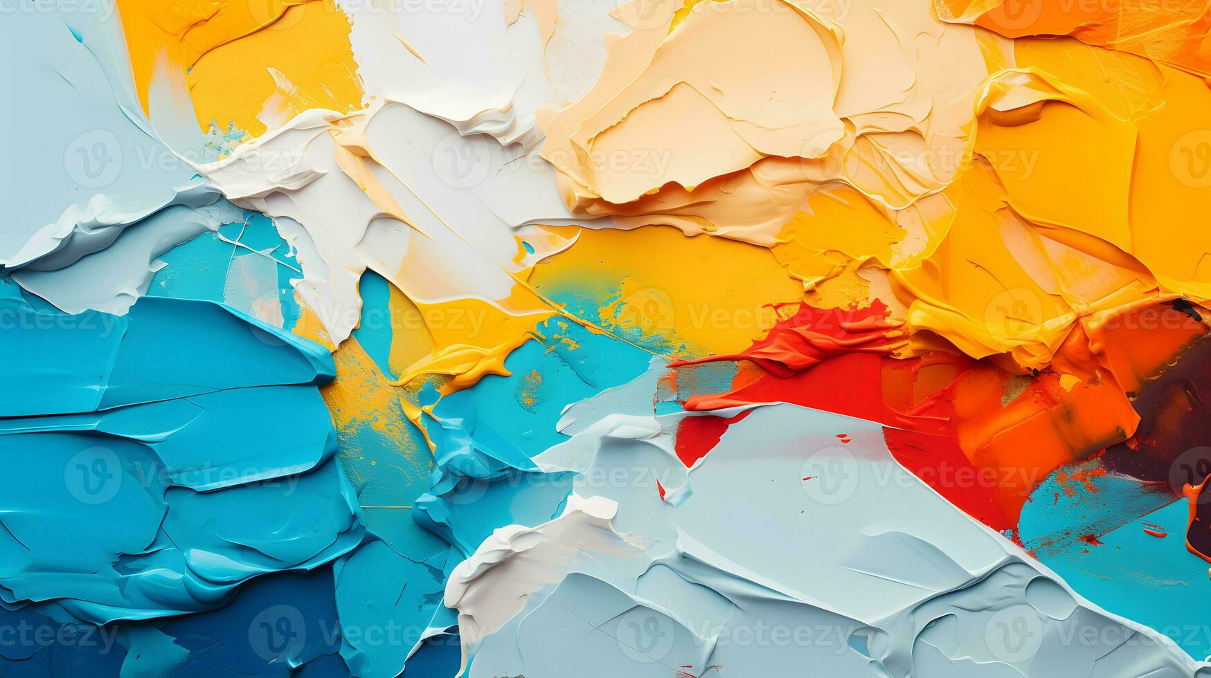 Abstract oil painting background. Color texture. Fragment of artwork