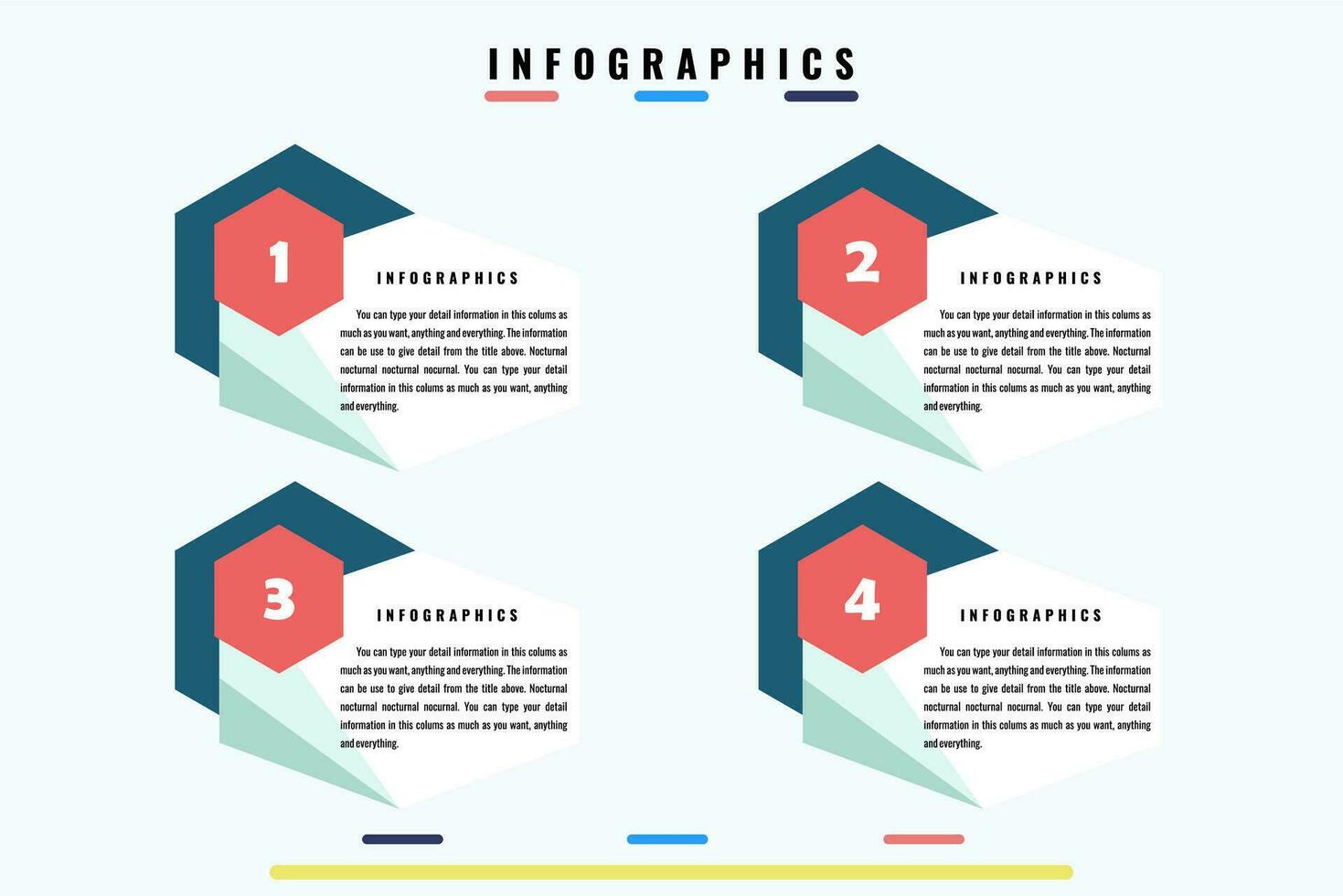 Infographic elements vector design template, business concept with steps, can be used for workflow layout, diagram, annual report, web design. Ready to use template.