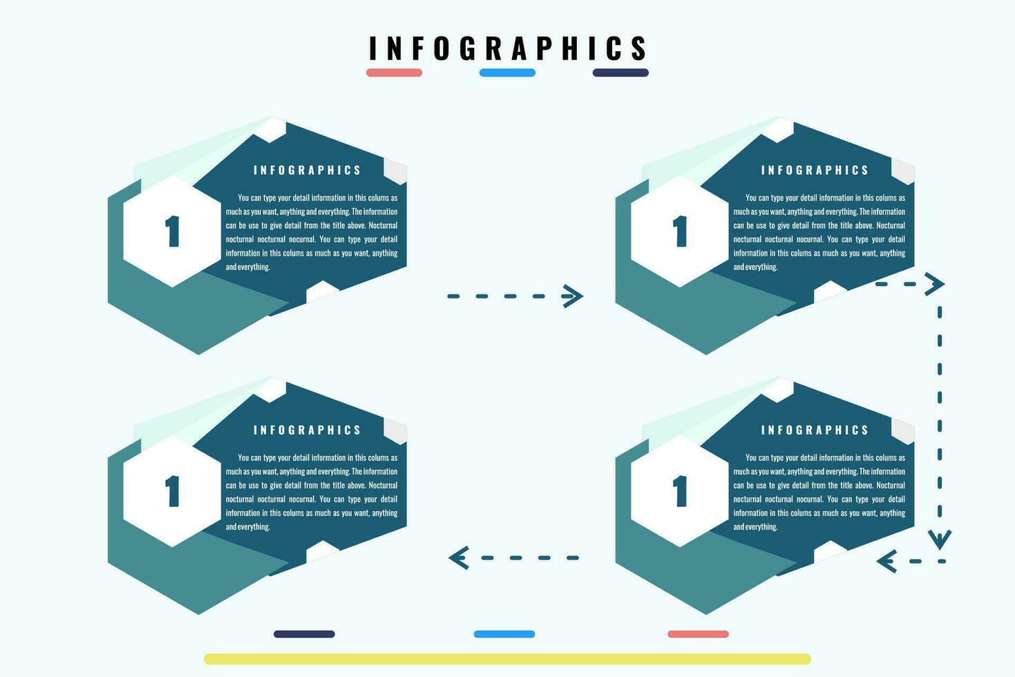 Infographic elements vector design template, business concept with steps, can be used for workflow layout, diagram, annual report, web design. Ready to use template.