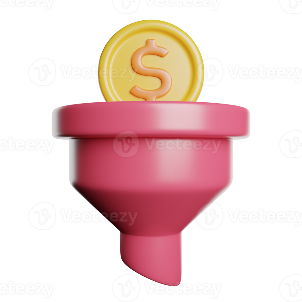 Filter Funnel Money png