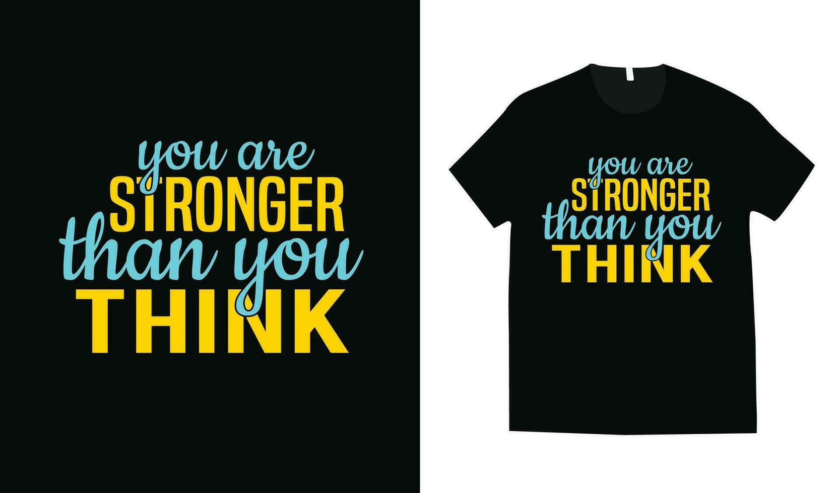 Quotes typography t-shirt design vector