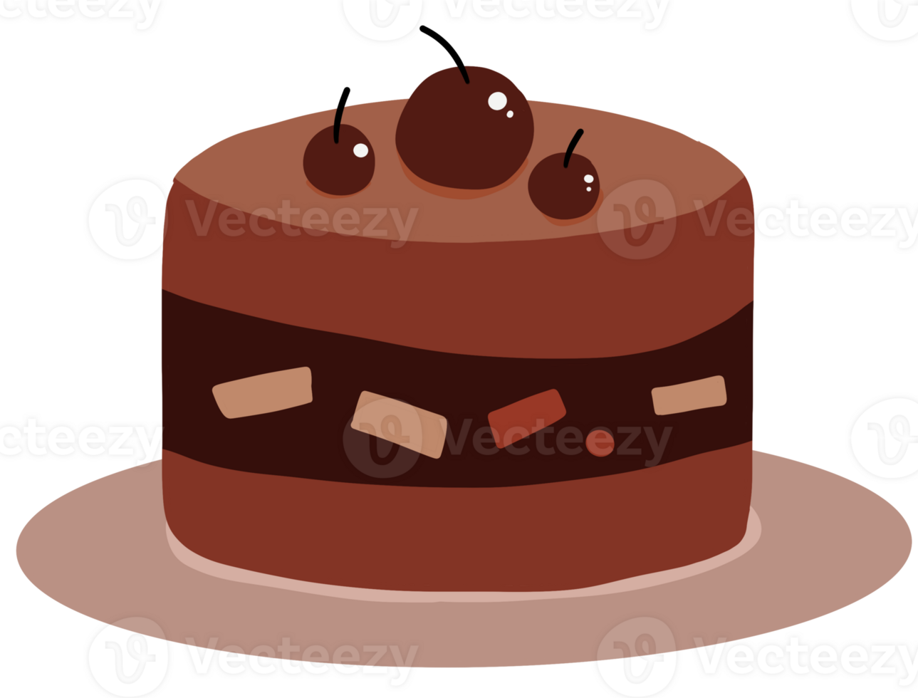 Kuchen Süss Kuchen Schokolade Kuchen, Erdbeere Kuchen, Kirsche cale png