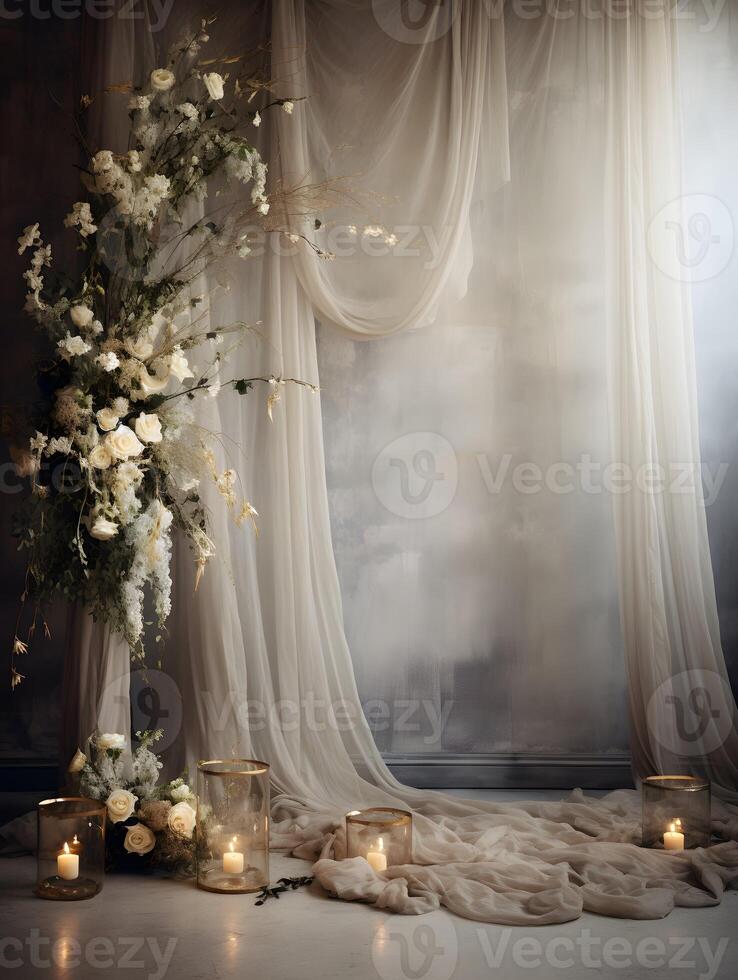 Wedding backdrop background illustration design, couple in love, marriage, bride, photo