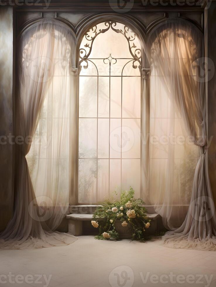 Wedding backdrop background illustration design, couple in love, marriage, bride, photo
