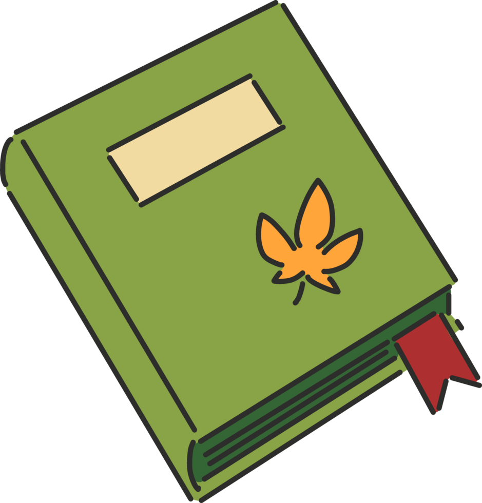 Autumn reading book png