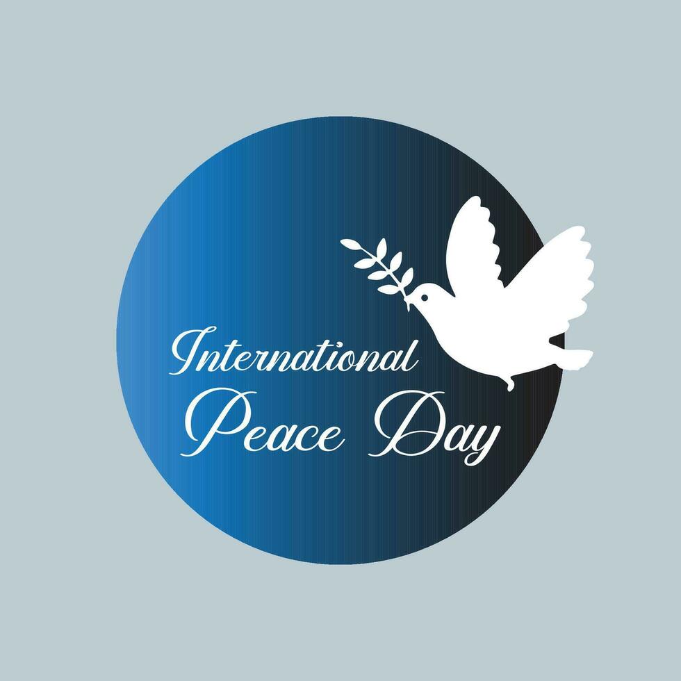 International peace day vector