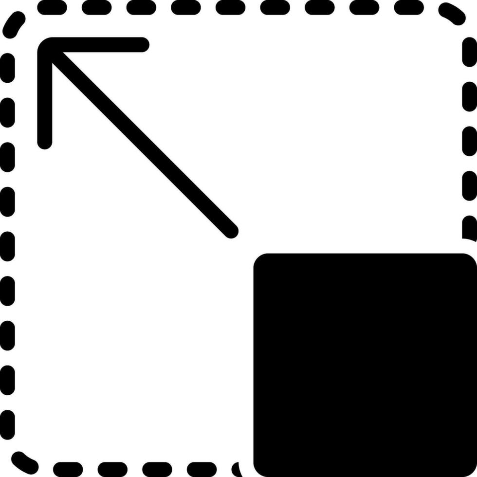 solid icon for expanded vector