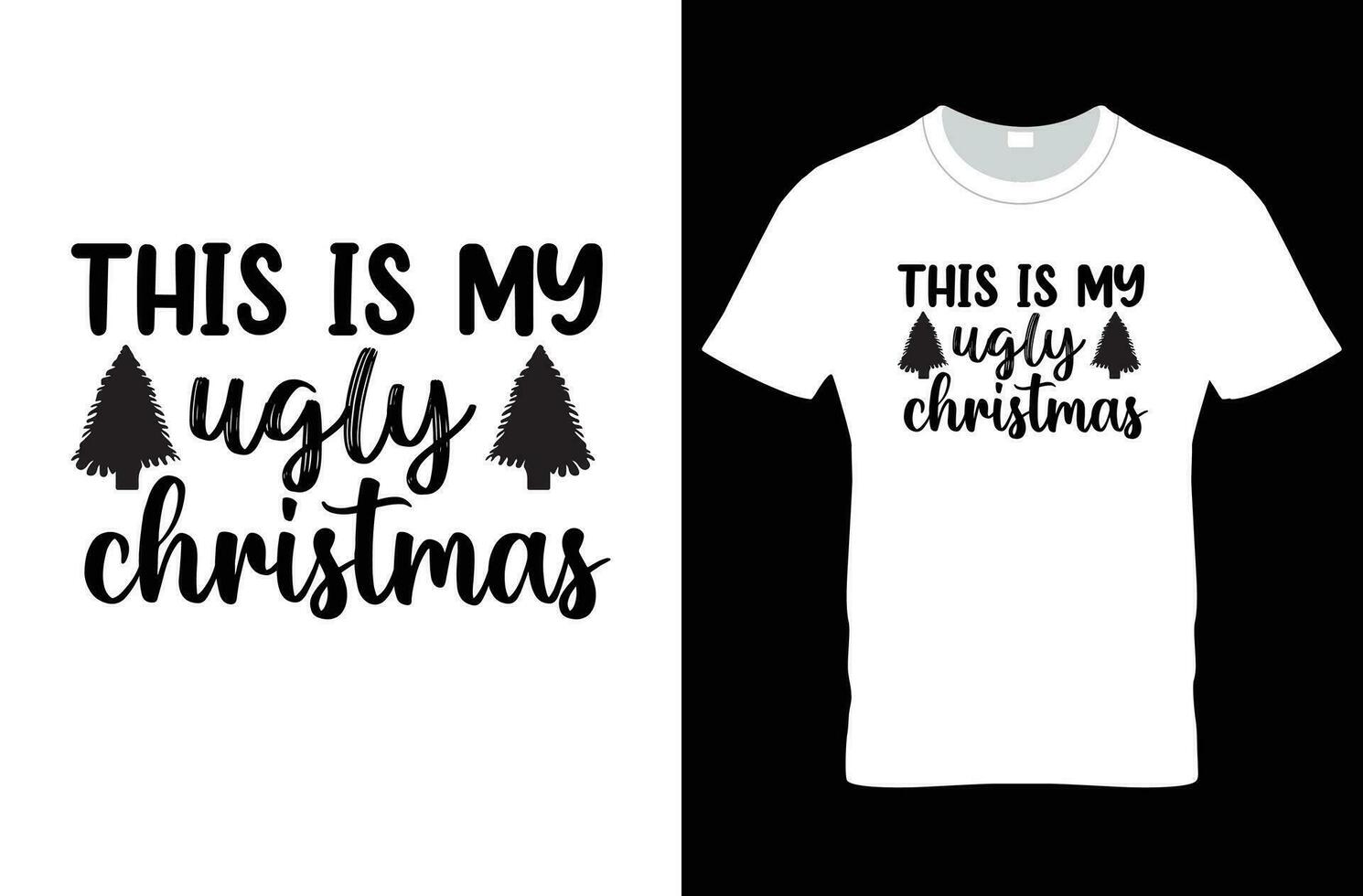 Christmas T-shirts Design vector