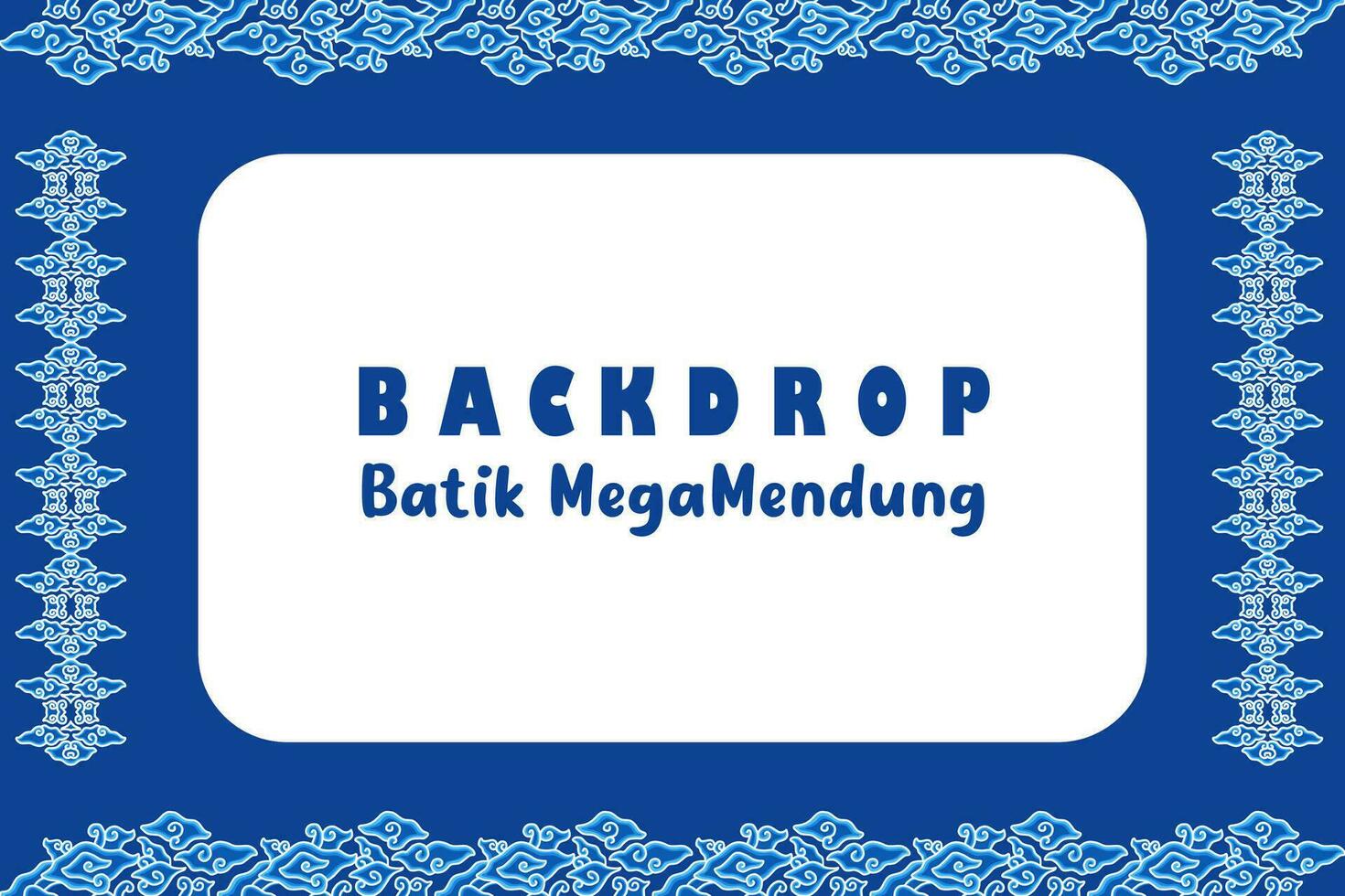 fondo diseño motivo batik megamendung vector