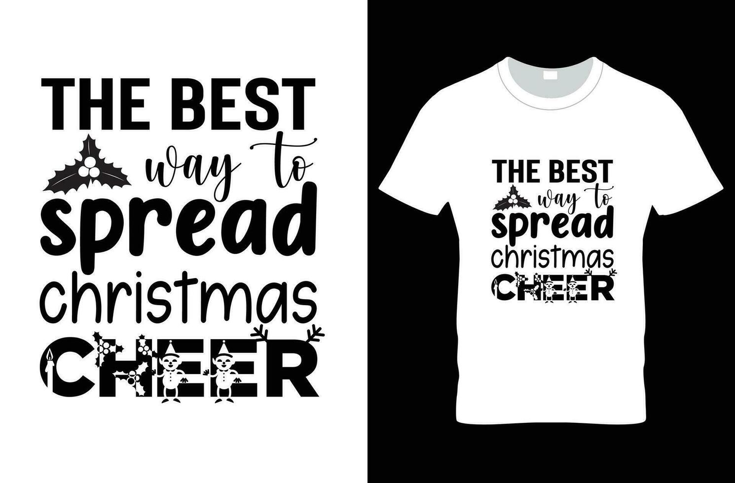 Christmas T-shirts Design vector