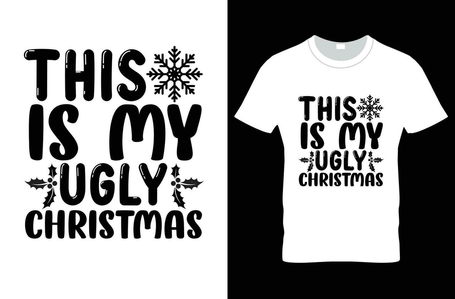 Christmas Tshirt Design vector