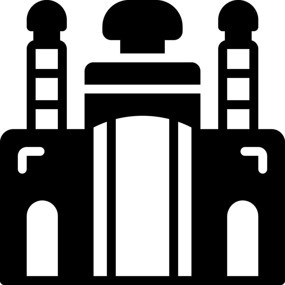 solid icon for baghdad vector