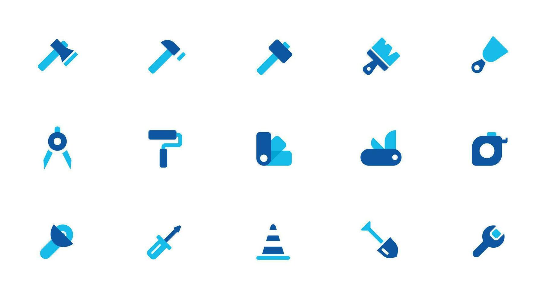Construction tool icon collection - vector illustration