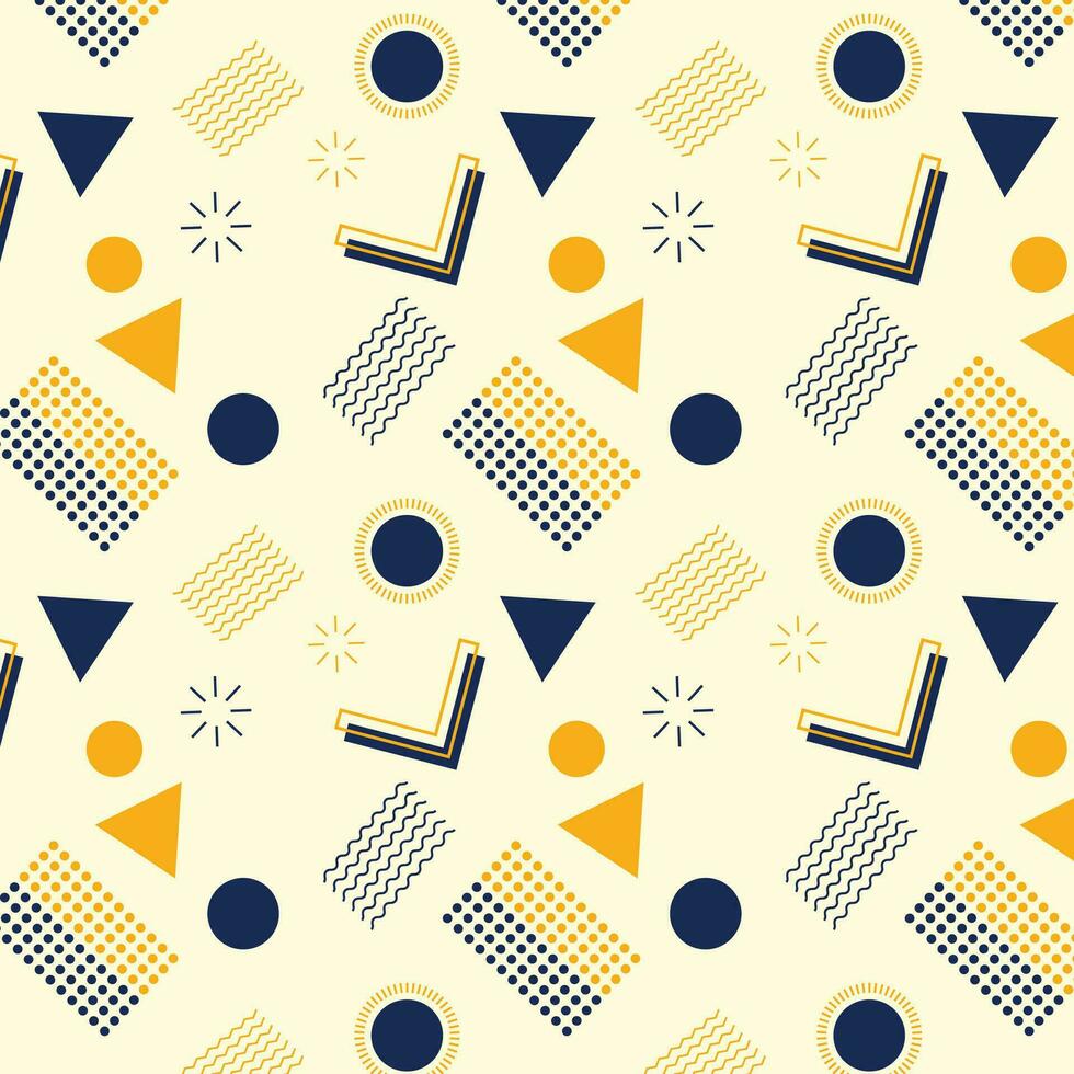 modern geometric shapes pattern background vector illustrator