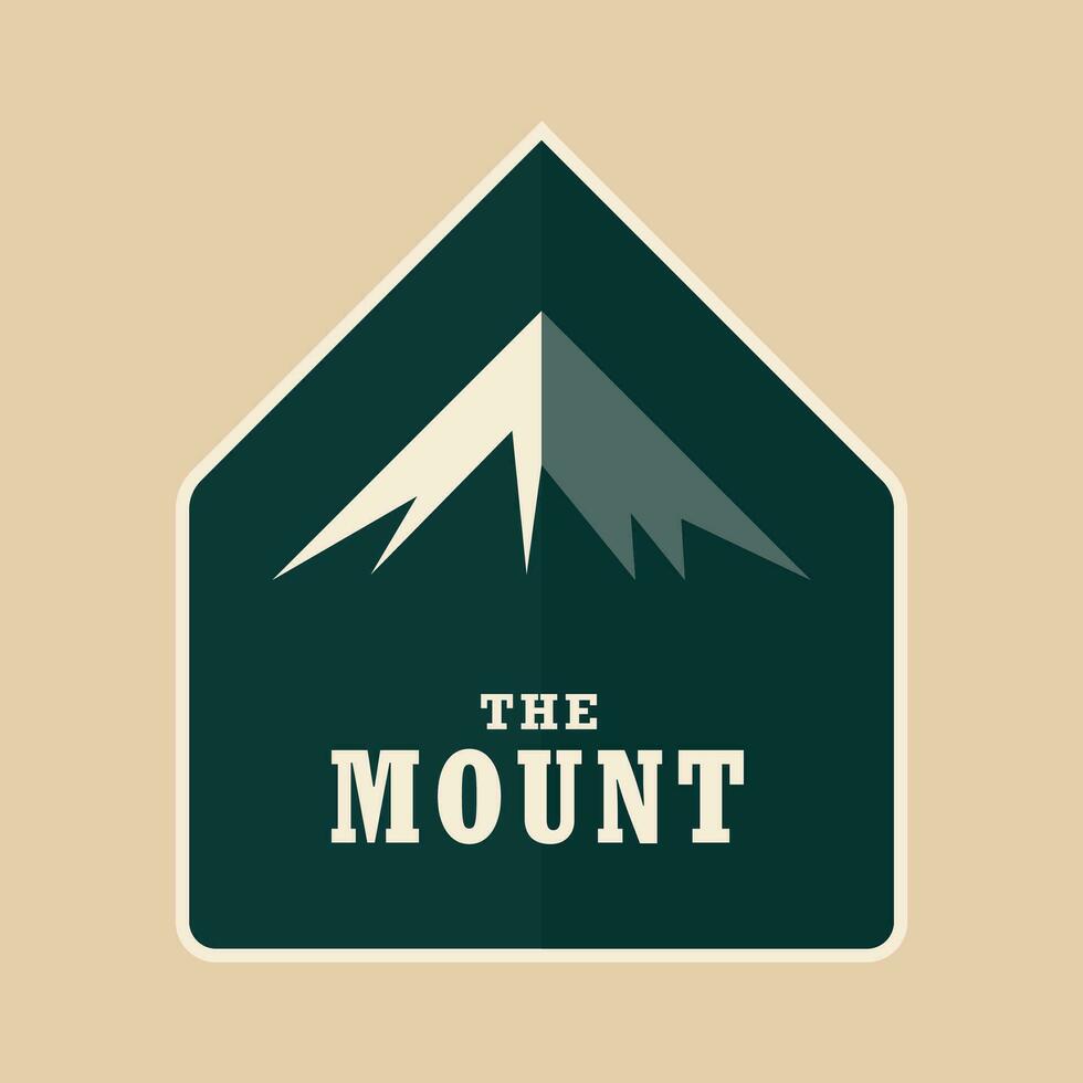 mountain company logo icon business vector