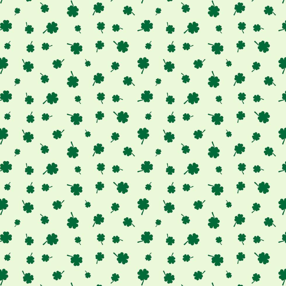 seamless clover pattern background vector illustration by shabrina iqlil