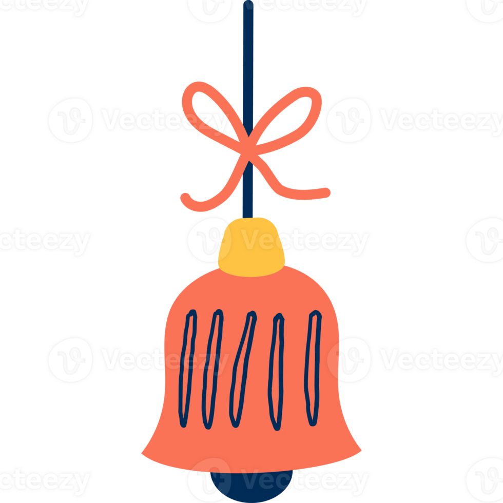 Christmas Red bell toy 29091301 PNG