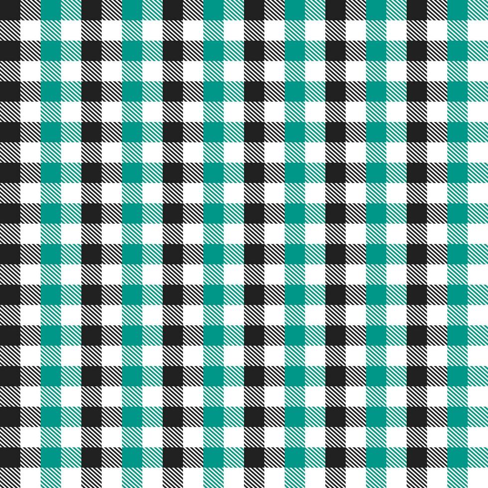 Green and black plaid pattern with oblique line inside background. plaid pattern background. plaid background. Seamless pattern. for backdrop, decoration, gift wrapping, gingham tablecloth, blanket. vector