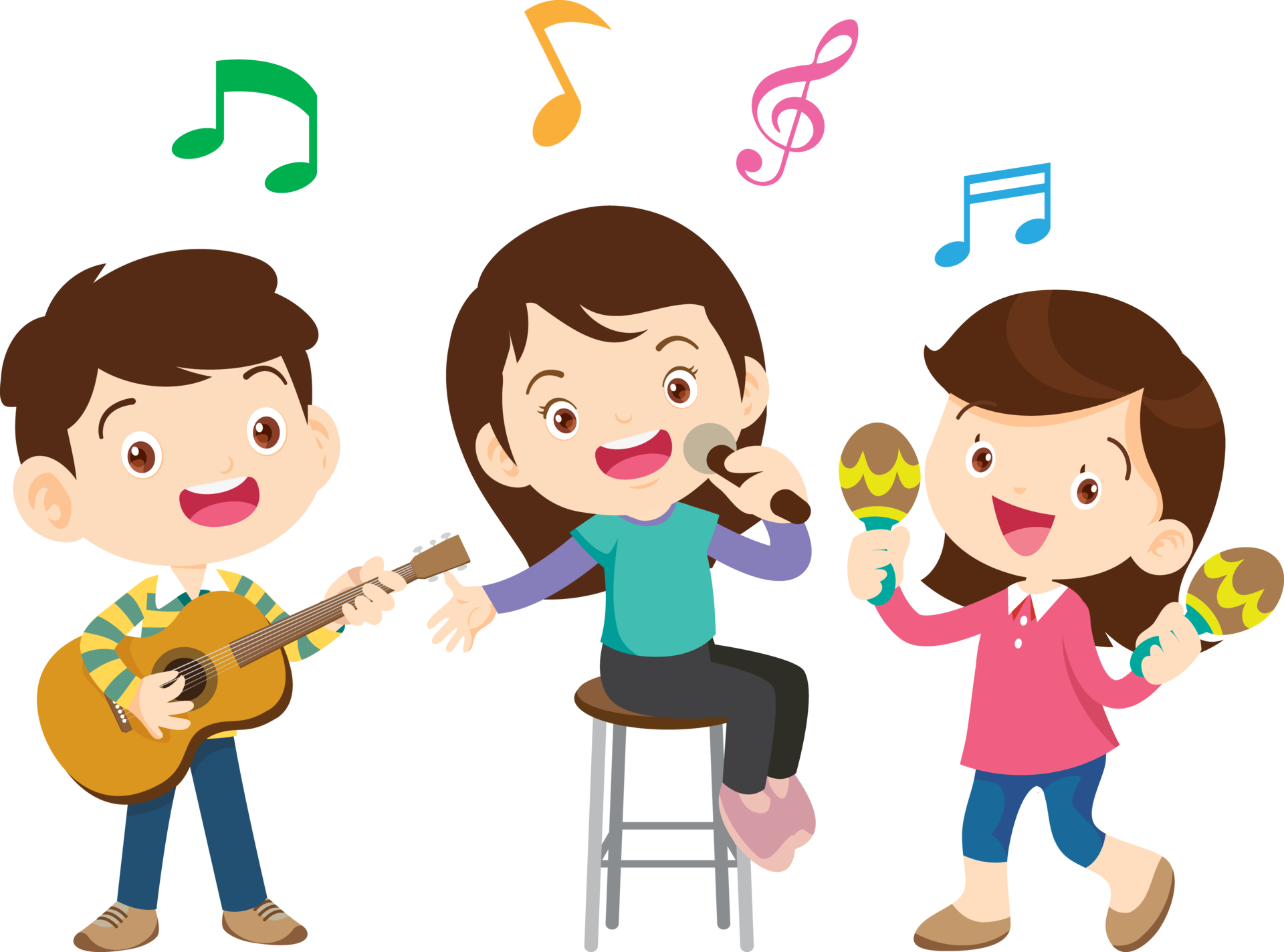 Children Sing And Playing Musical Instruments Music Kids 29091342 PNG children-sing-and-playing-musical-instruments-music-kids-29091341-png