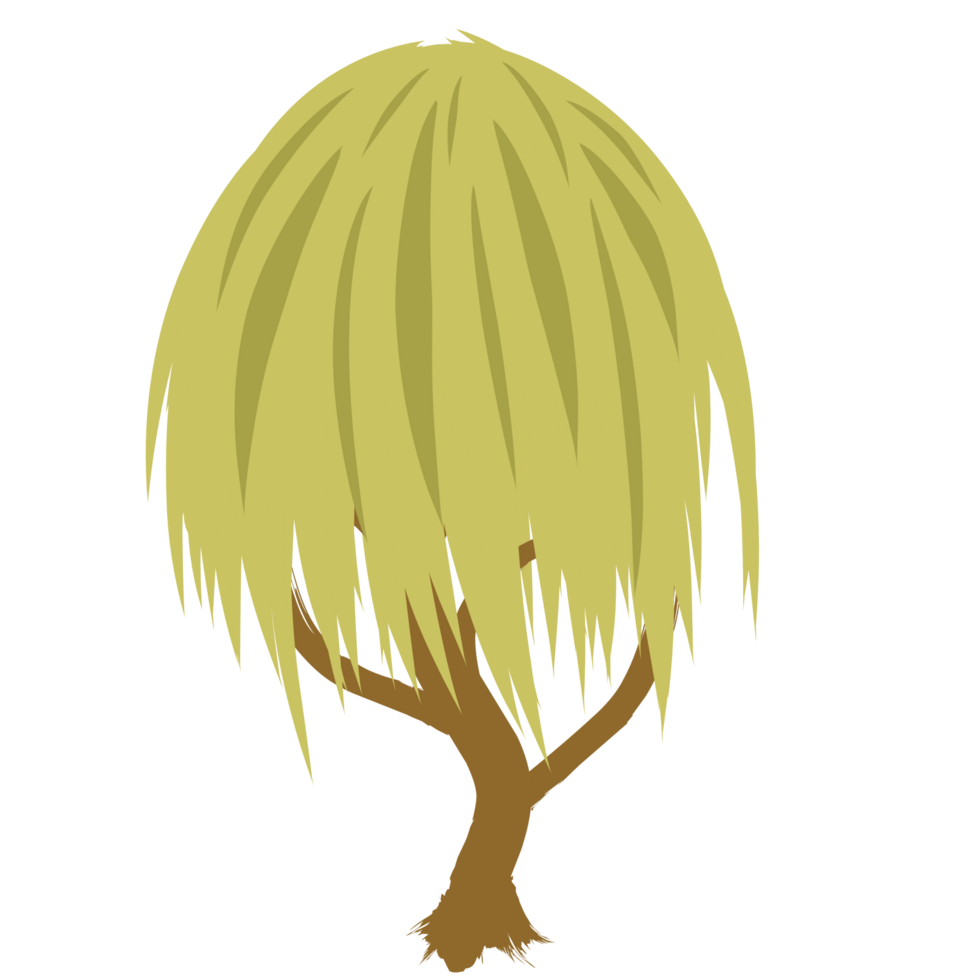 Cartoon tree illustration png