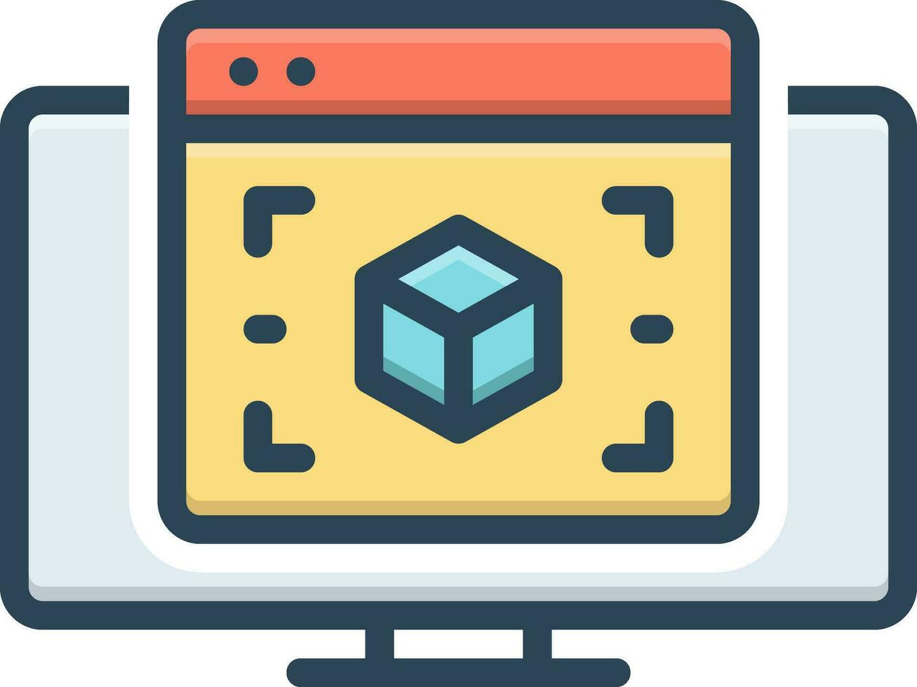 color icon for virtual vector