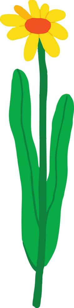 Simple Flower Illustration Vector File